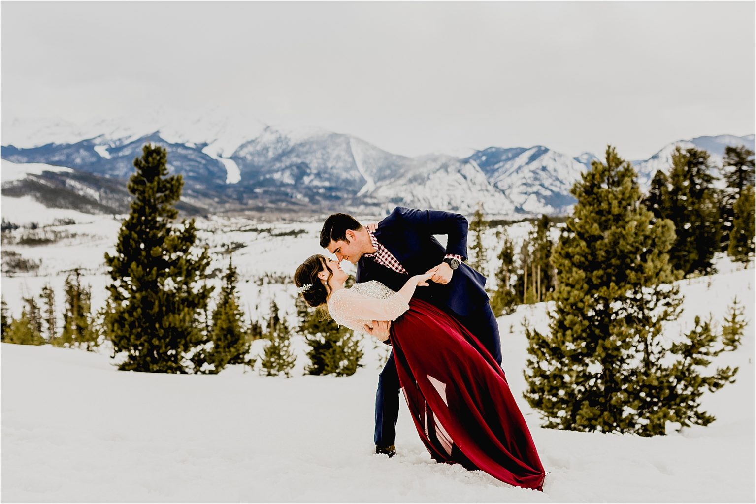 beautiful engagement photos at sapphire point in Breckenridge Colorado