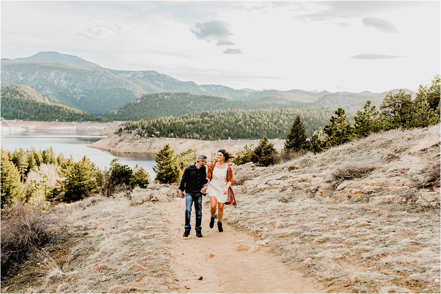 Marissa and Casey's adventure anniversary session in boulder, colorado. We ran around this beautiful mountain location and shared so many laughs!