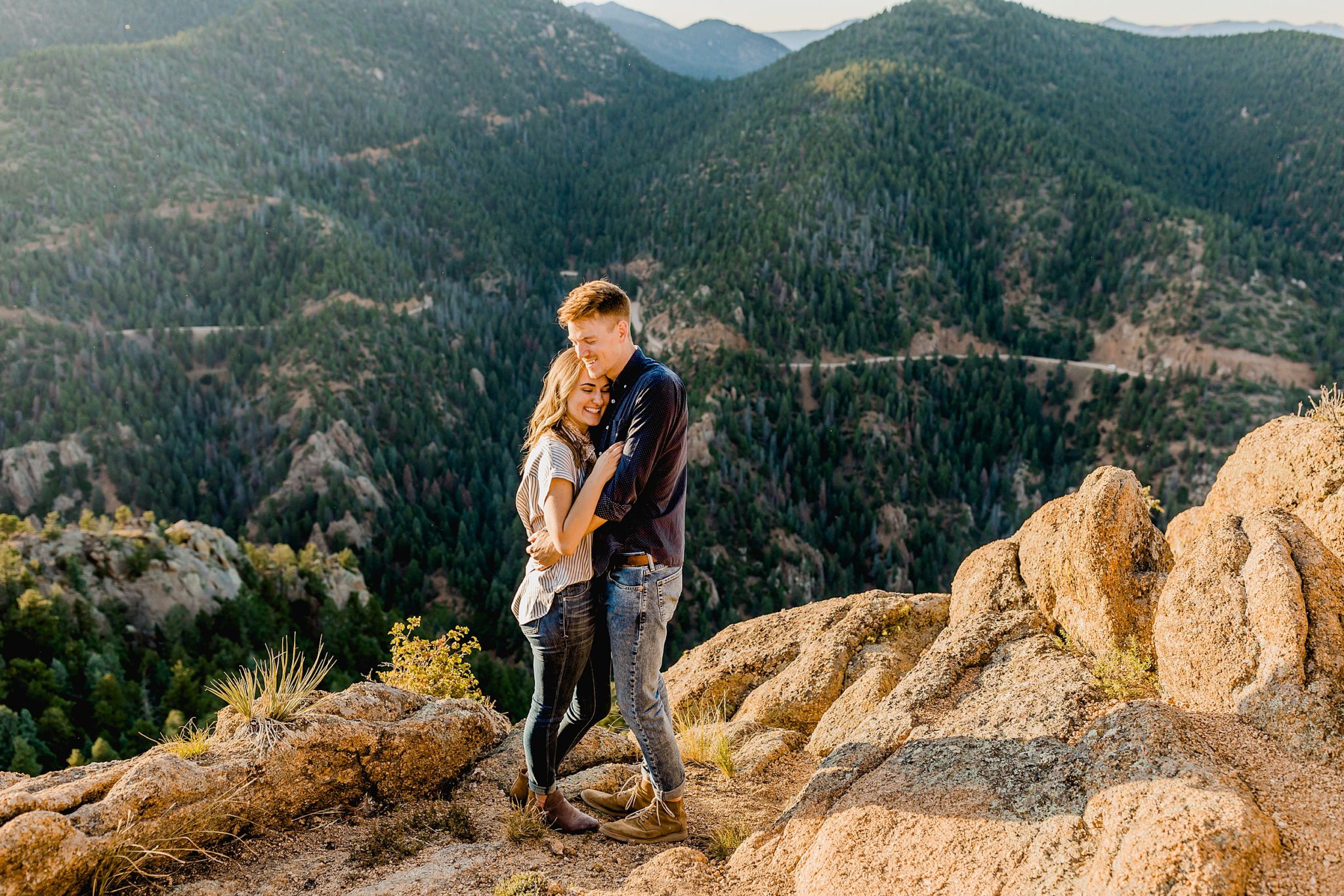 Colorado Mountain Engagement Photos | Lauren Casino Photography