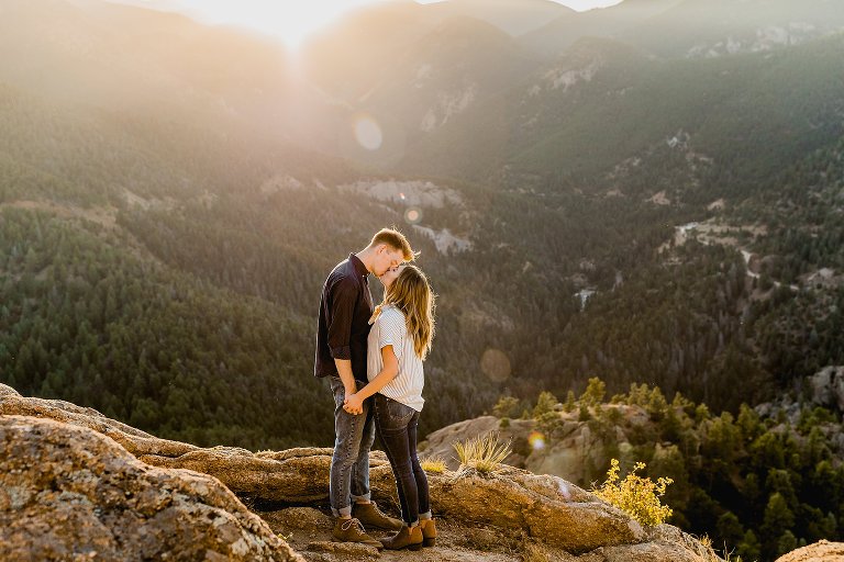 Colorado Mountain Engagement Photos | Lauren Casino Photography