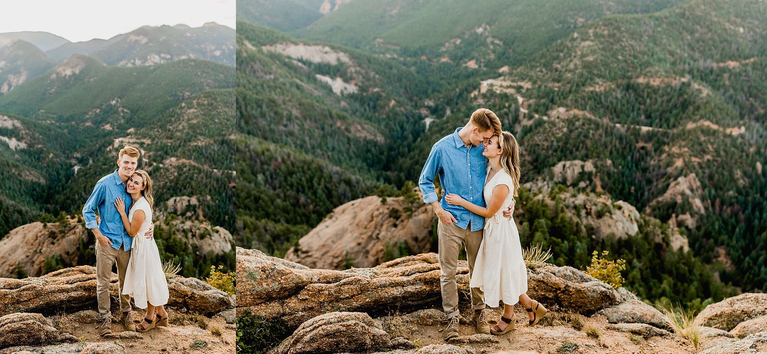 colorado mountain engagement photos, lauren casino photographs a couple in the colorado mountains